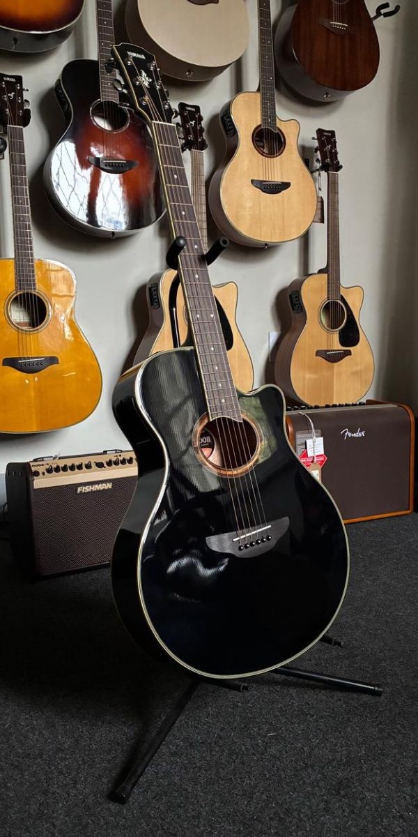 Violão Aço Yamaha Elétrico  Apx700ii Preto 