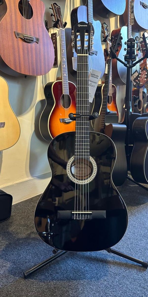 Violão Acústico Nylon Estudo N-14 Preto Giannini 