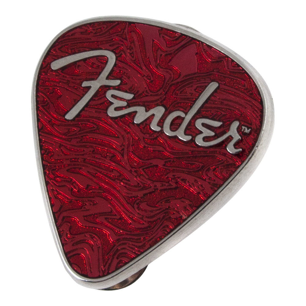 Broche Fender Palheta Vermelha                               