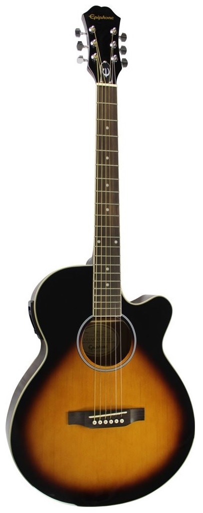 Violão Aço Epiphone Eletroacústico Pr4 Ltd Vintage Sunburst 