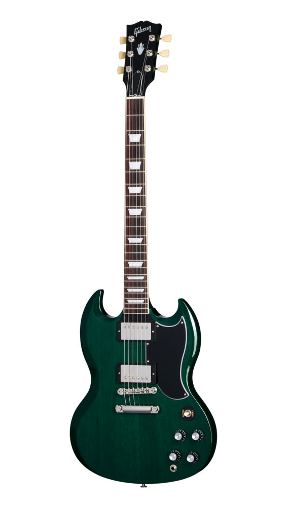 Guitarra Gibson sg Standard 61 Stop Bar – Translucent Teal 