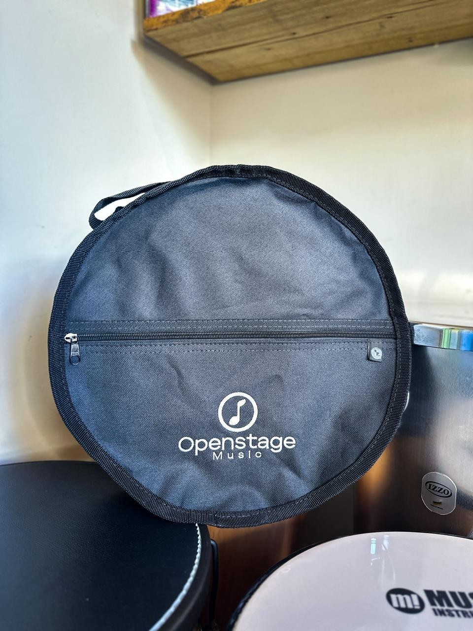 Bag Pandeiro 12" Openstage Jpg Simples Preta 