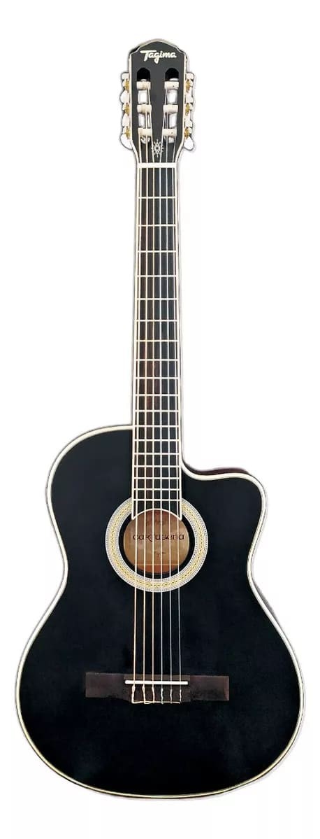 Violão Elétrico Tagima Cartagena Aghatis Preto Satín 
