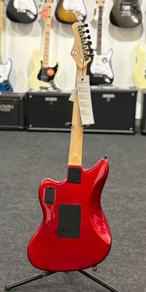 Guitarra Tagima Offset 2h Escala Escura Escudo bk Duo Smart-h Candy Apple 