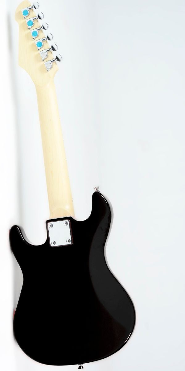 Guitarra Infantil Rockwave Clk10 bk Preta Mini Strato Para Iniciantes 
