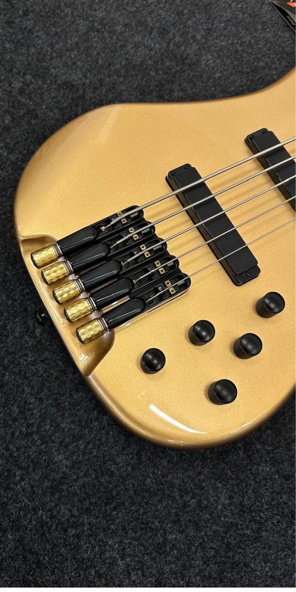 Contrabaixo Strinberg Hbn5m 5 Cordas Headless Next Gold Com Bag 