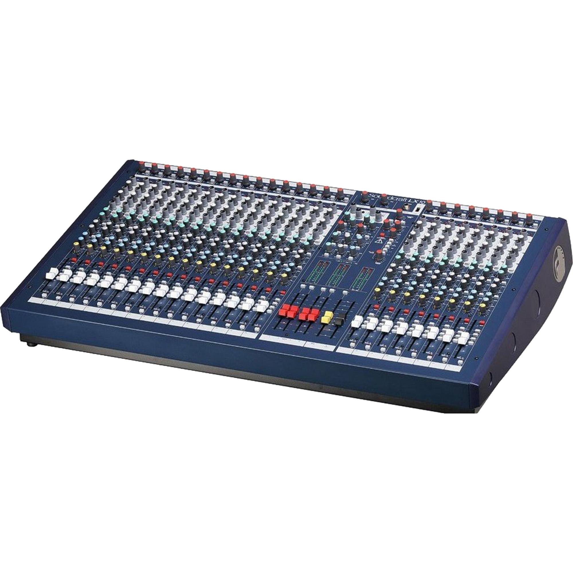 Mesa de Som 24 Canais Lx10 Azul Soundcraft 