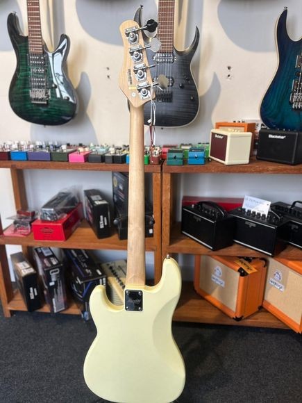 Baixo 4 Cordas Tagima Memphis Mb40 Owh Satin Precision Branco 