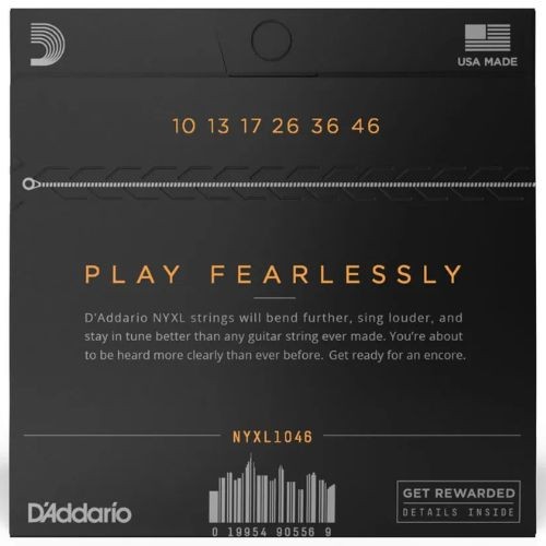 Encordoamento Para Guitarra 10-46 D'addario Nyxl1046 