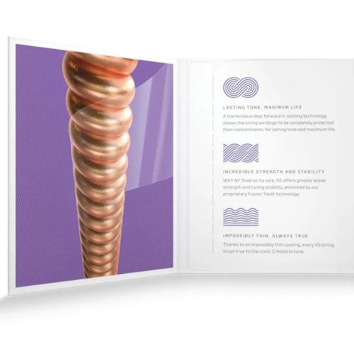 Encordoamento Para Violão Aço Revestido 11-52 D'addario xs Phosphor Bronze Xsapb1152 