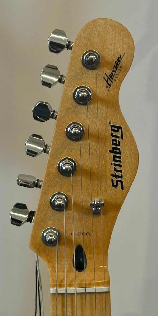 Guitarra Strinberg Horizon H200 Mrc Metallic Red Candy Com Trastes Inox 