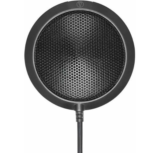 Microfone Condensador Audio-technica Atr4697-usb Omnidirecional de Mesa Para Reunião e Conferência 