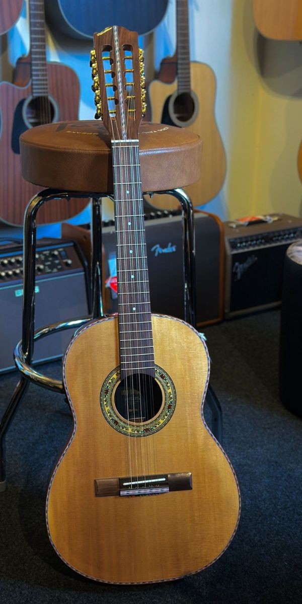 Viola Caipira Elétrica Rozini Virtuoso Clássica Rv230 Fishman Presys ii Natural 