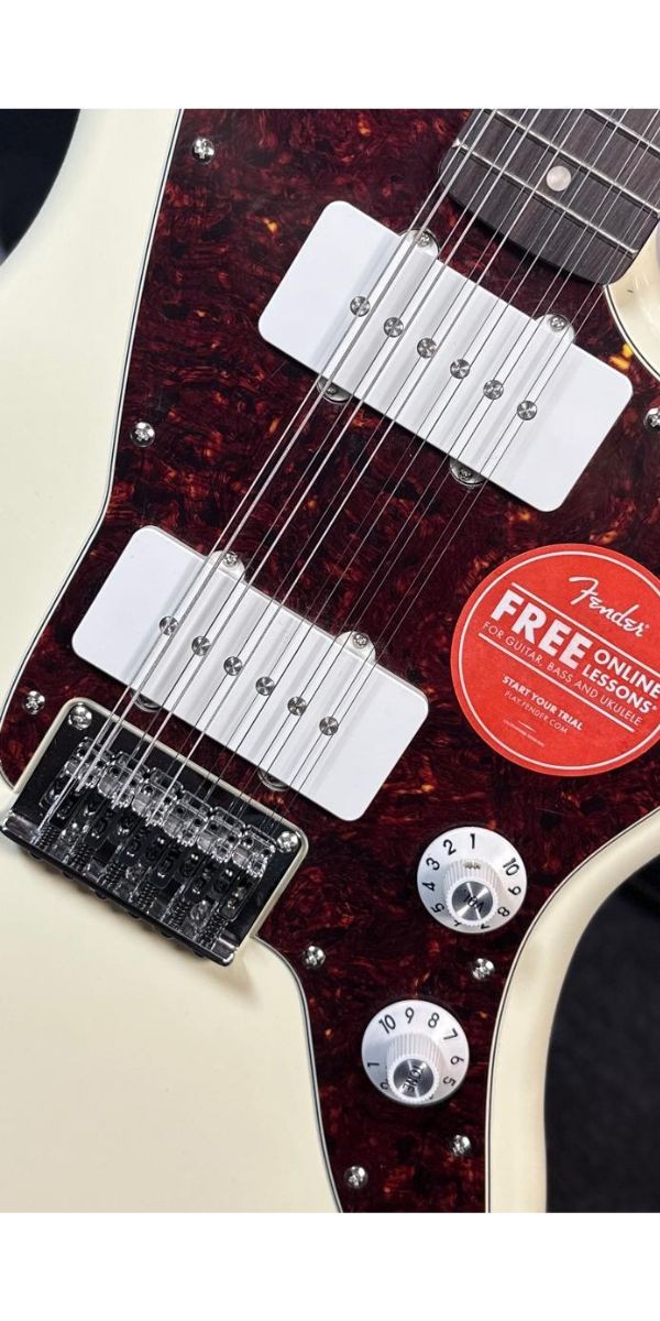 Fender Squier Paranormal Jazzmaster Xll Olympic White 