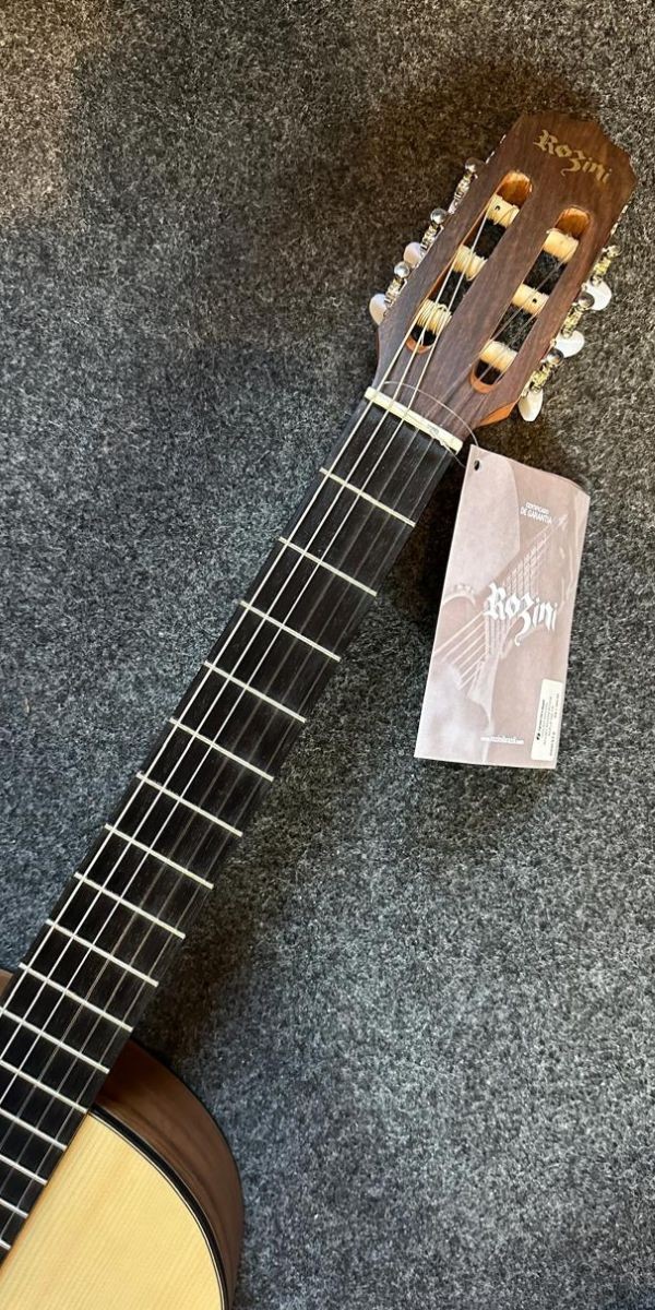 Violão Nylon Acústico Rozini Rx210 Acflp Natural Fosco Studio Clássico 