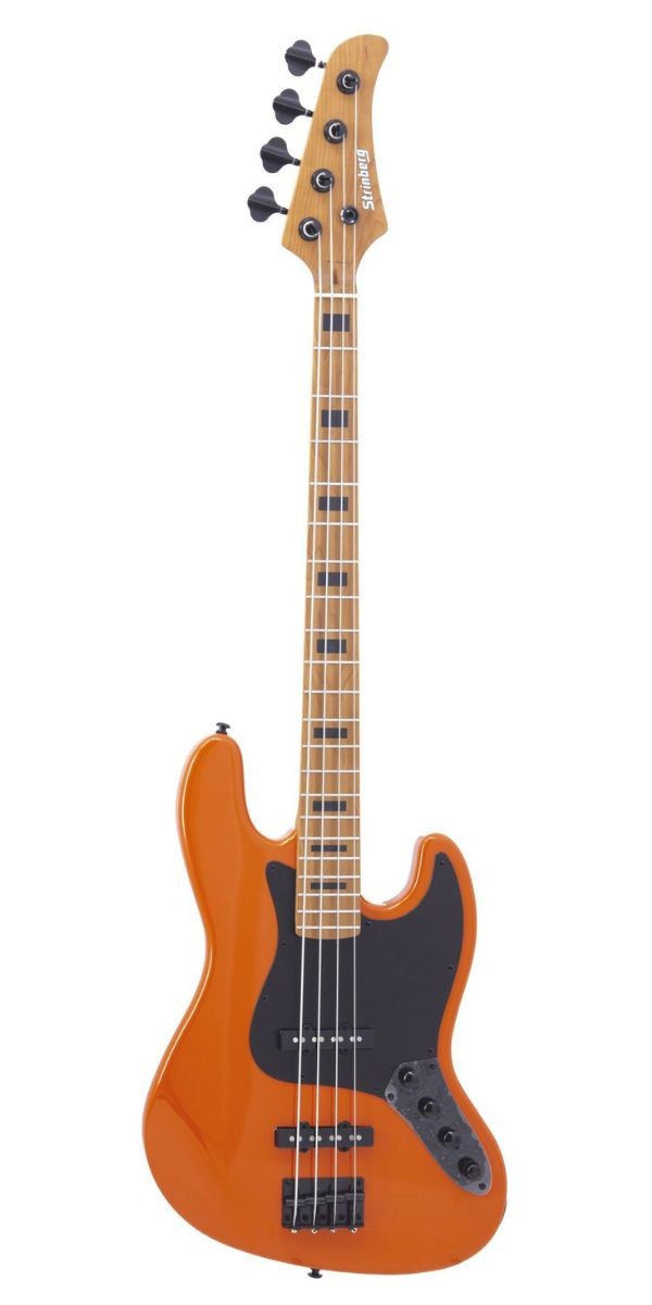 Baixo Strinberg Jbs154ad or Aninha Deleones Ativo/passivo 4 Cordas Orange Com Bag 