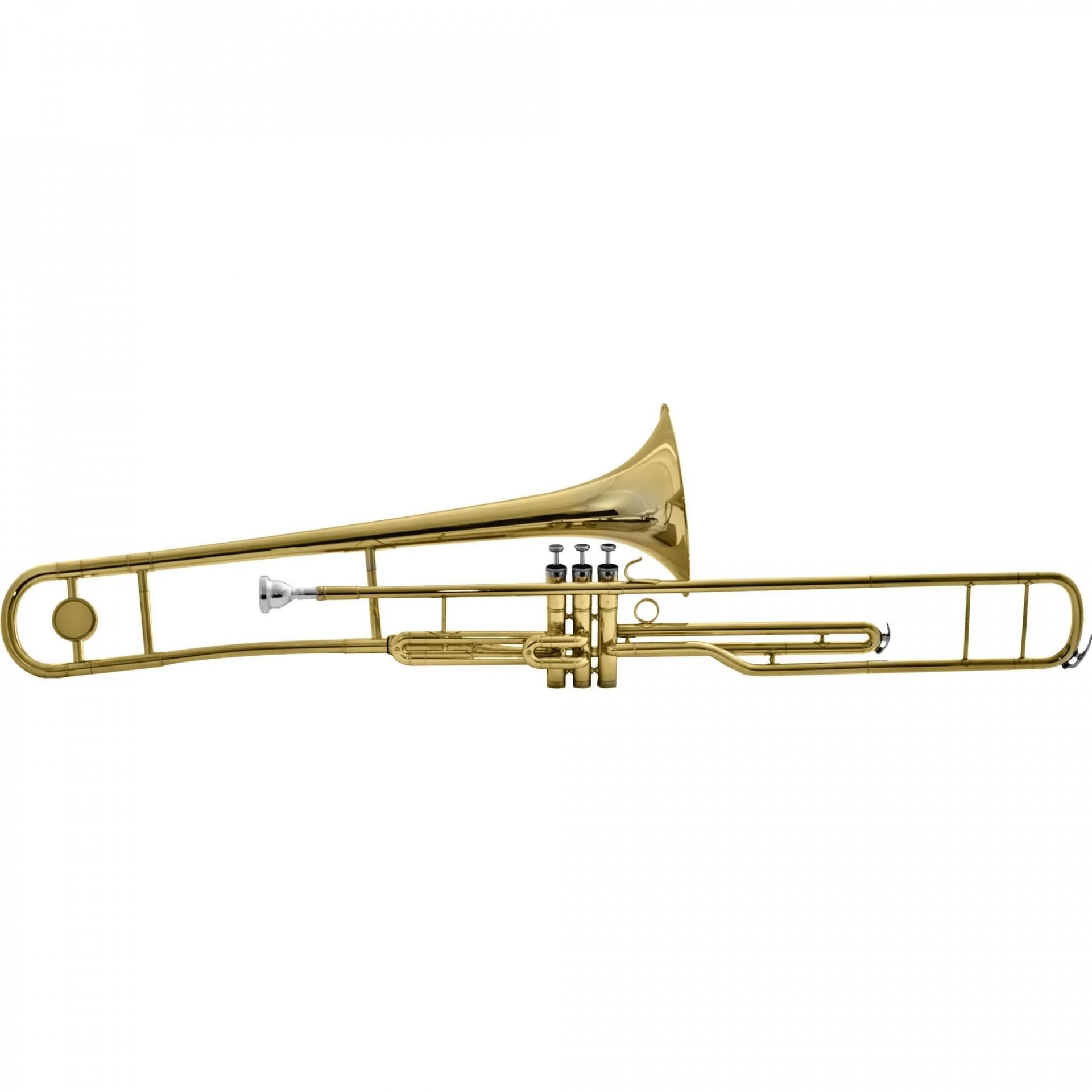 Trombone de Pisto Harmonics Tenor bb Hsl-900l Laqueado 