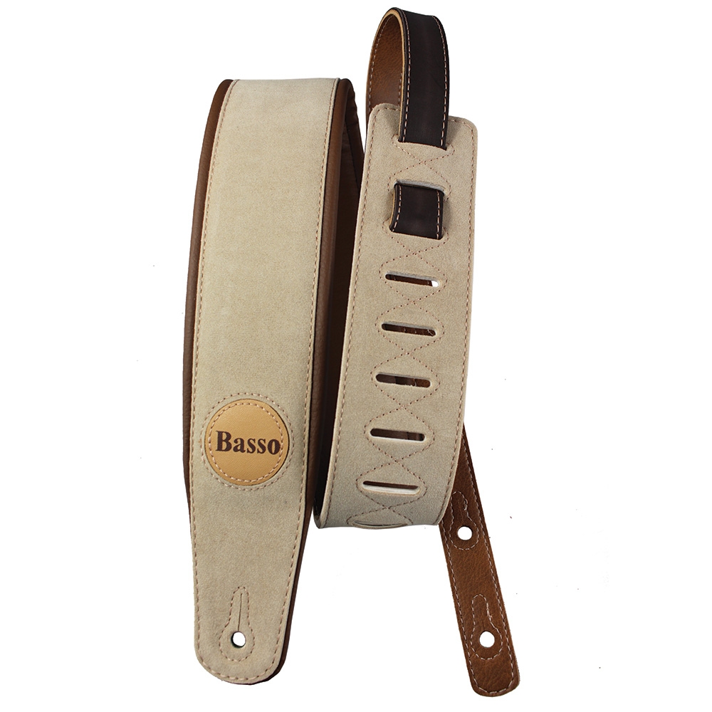 Correia Basso Straps Classic Bege Suede Cla 01 