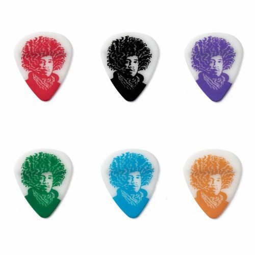 Palheta Dunlop Jimi Hendrix John Van Hamersveld Média Jvhpt03m Com 6 
