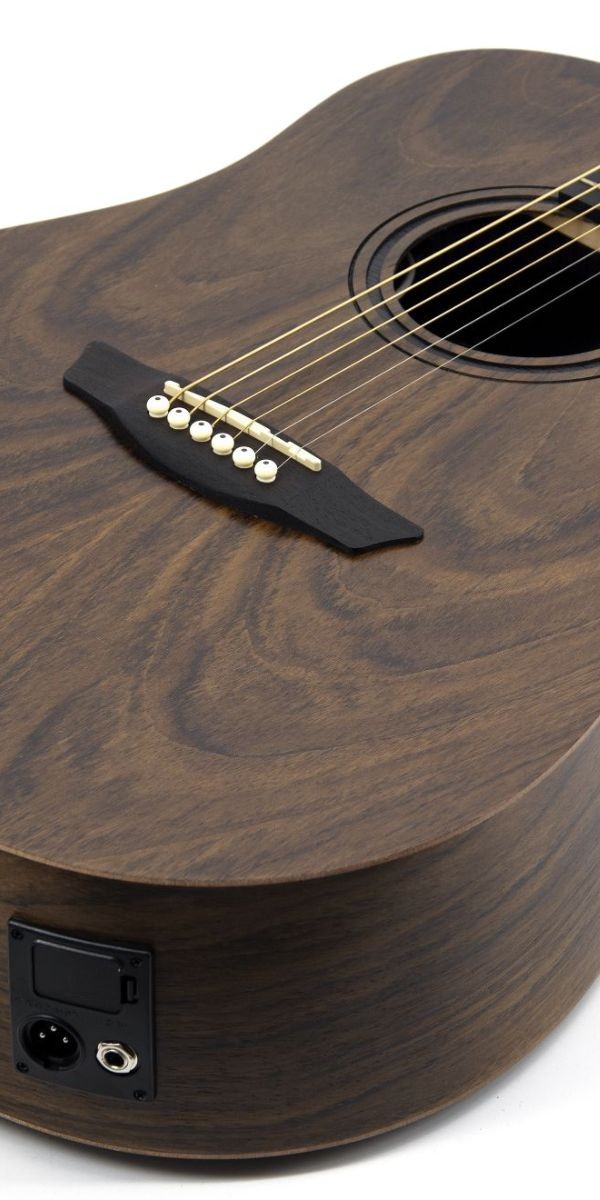 Violão Strinberg Forest Fs4d ws Folk Aço Eletroacústico Cutaway Walnut Satin Com Afinador 