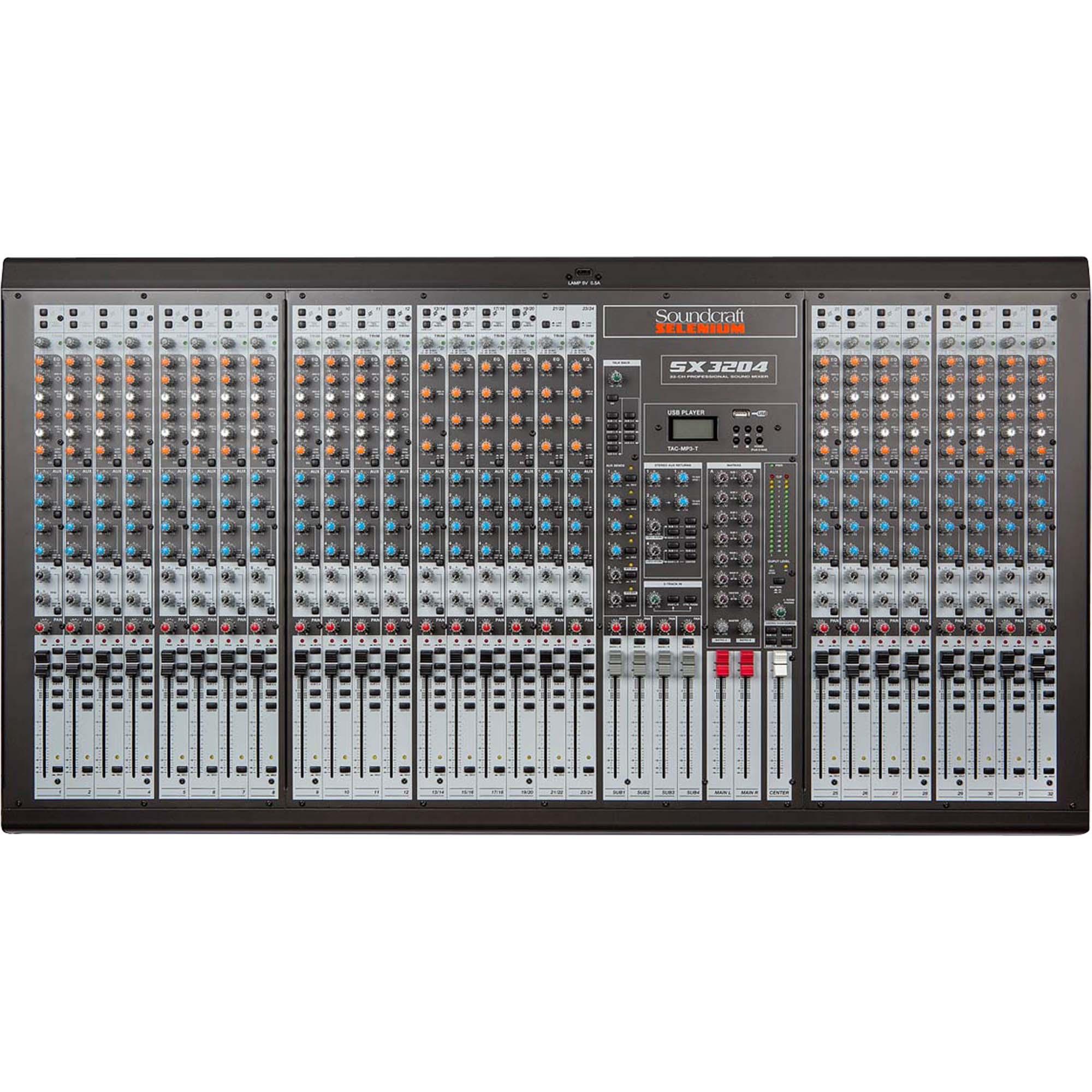 Mesa de Som 32 Canais Sx3204fx Soundcraft 