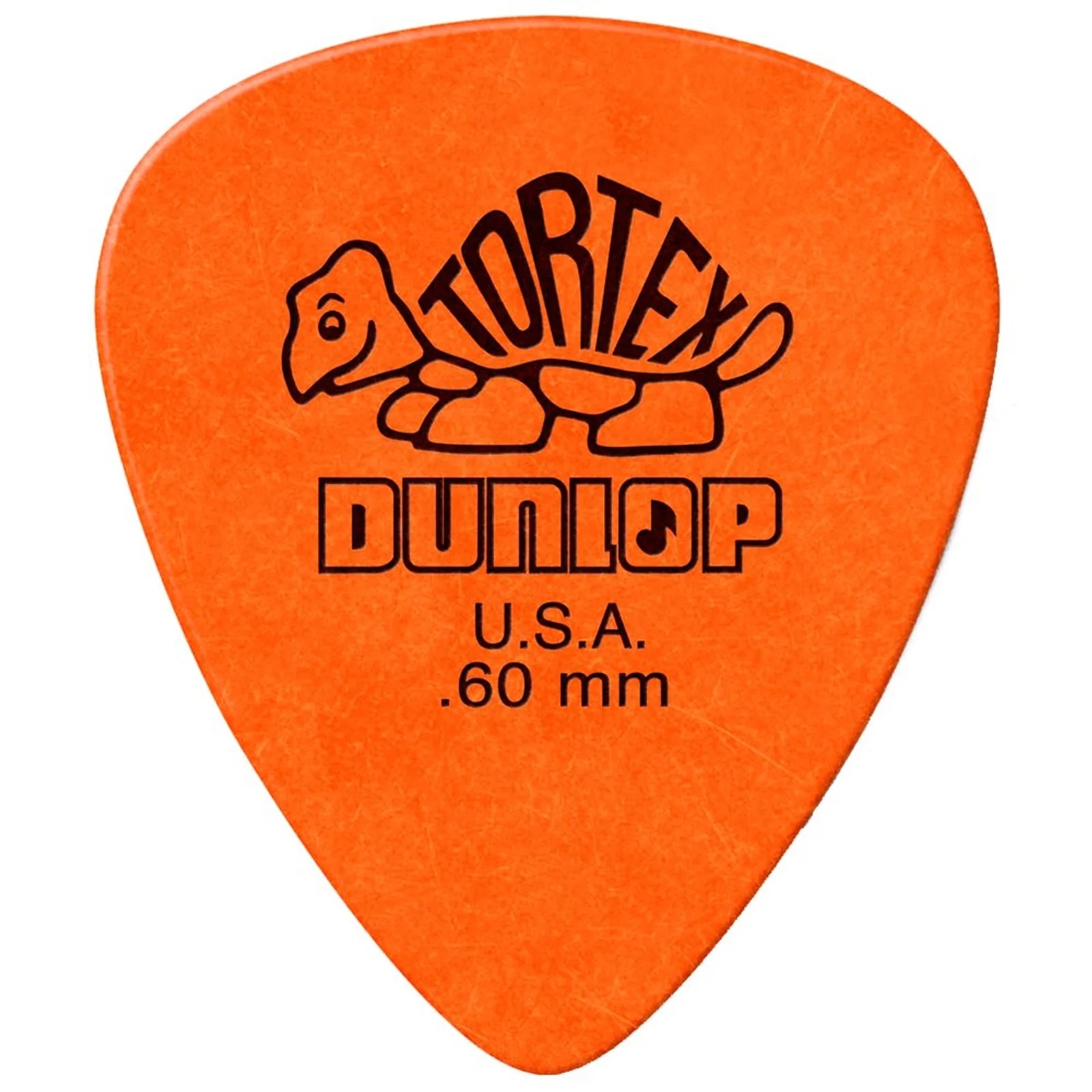 Palheta Tortex 0,60mm Laranja Pct C/12 418p.60 Dunlop 