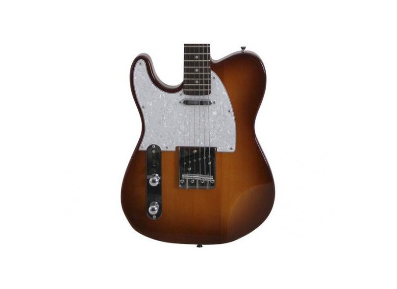 Guitarra Memphis Mg-32 Tele Canhota Vermelho Metálico  