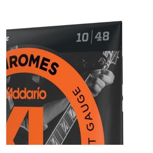 Encordoamento Para Guitarra 10-48 D'addario xl Chromes Ecg23 