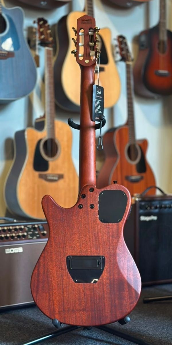 Violão Strinberg Soul Ssc60 Mgs Nylon Elétrico Semi-sólido Cutaway Com Bag 