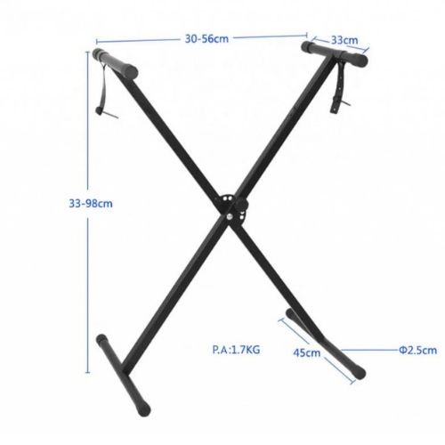 Suporte Para Teclado Smart Sm-036s em x Com 7 Regulagens e Capacidade 20kg 