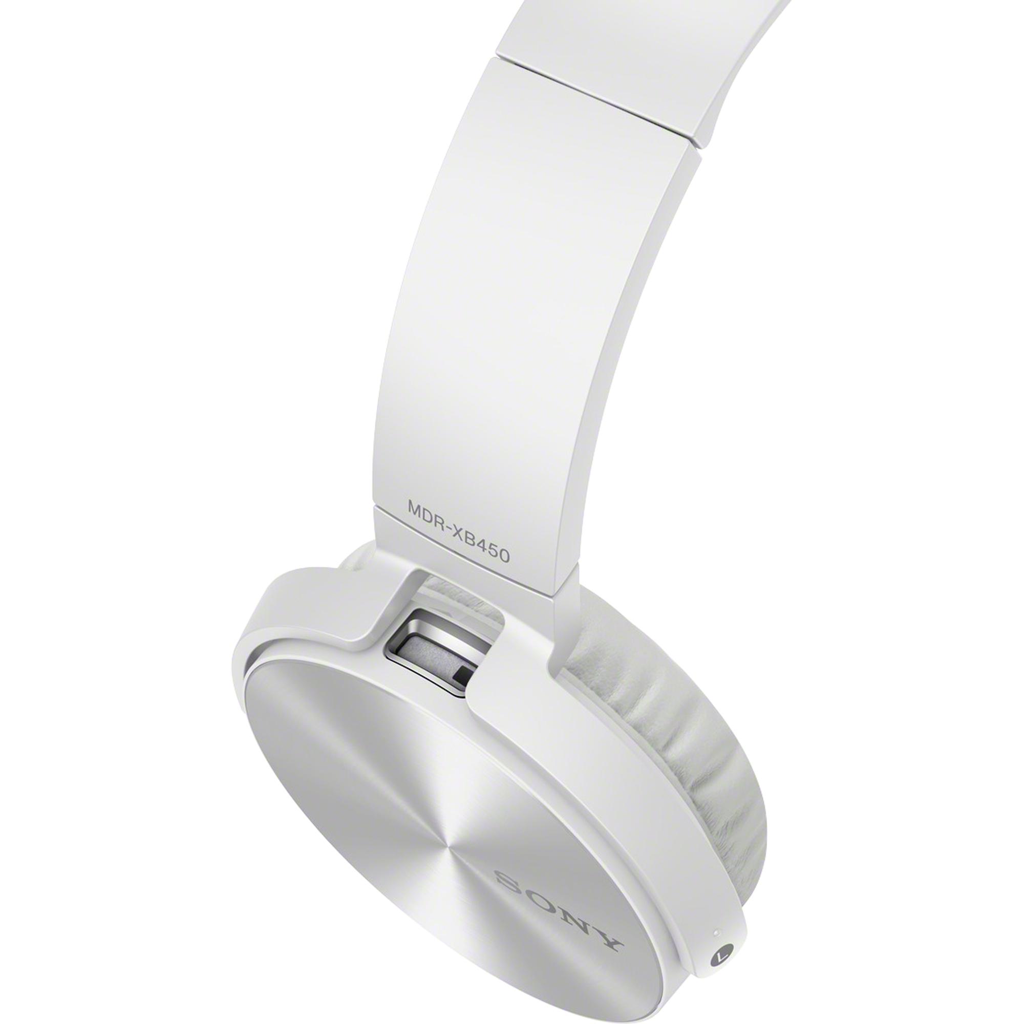 Fone de Ouvido Com Microfone Mdr-xb450ap Extra Bass Branco Sony 