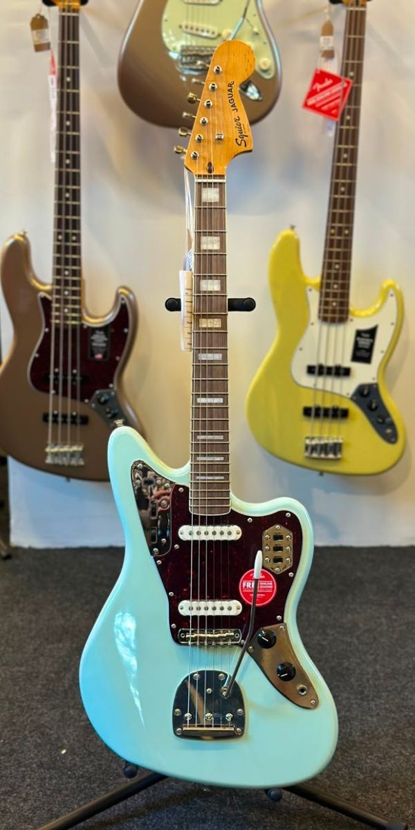 Guitarra Squier Classic Vibe '70s Jaguar Surf Green Laurel by Fender 