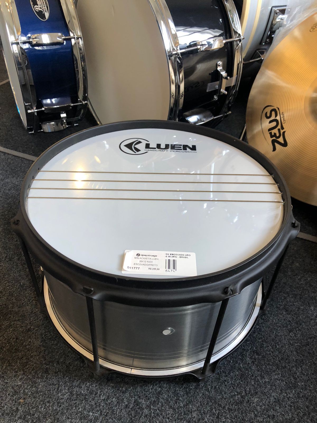 Malacaxeta Luen 20x12 Inox Escovado Pele Leitosa 