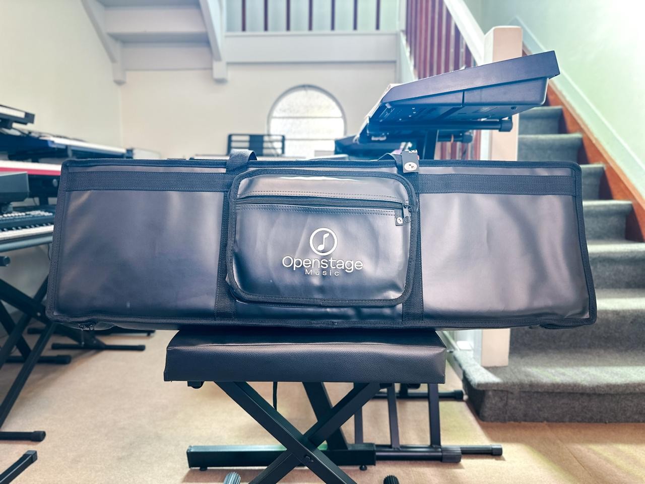 Bag Teclado Xps Openstage Jpg Couro Preta 
