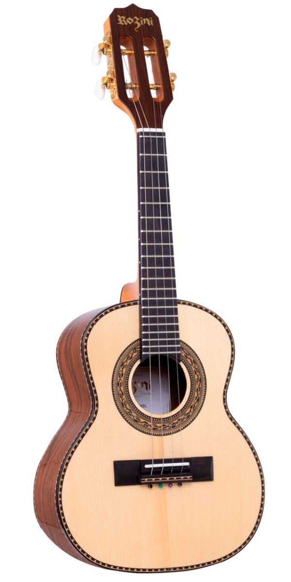 Cavaquinho Elétrico Rozini Presença Brasil Rc15.el.n.lp Natural Louro-preto 