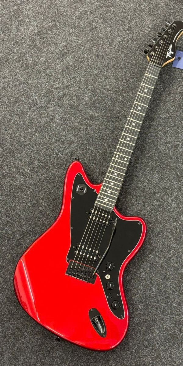 Guitarra Tagima Offset 2h Escala Escura Escudo bk Duo Smart-h Candy Apple 