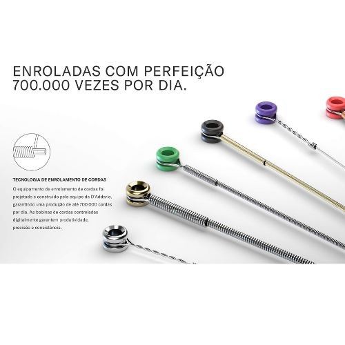 Encordoamento Para Guitarra 10-48 D'addario xl Chromes Ecg23 
