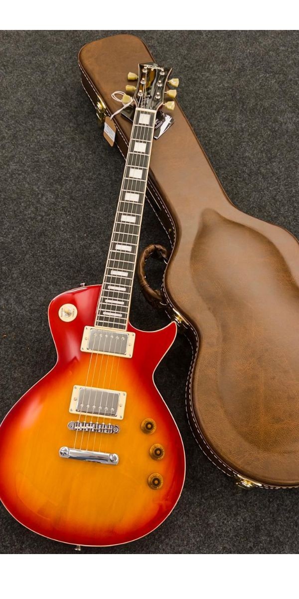 Guitarra Tagima Custom Com Case Escala Escura Mirach Cherry Burst 