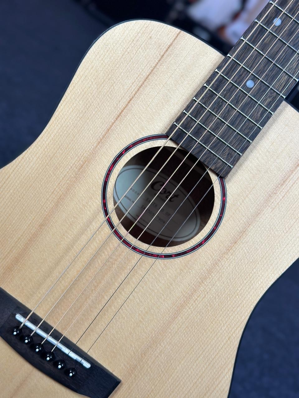 Violão Aço Cort Com Efeitos Earth go Open Pore Com Bag 