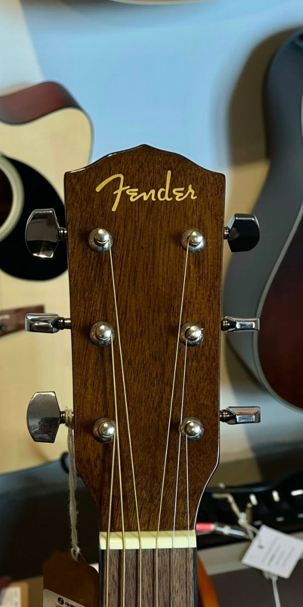 Violão Fender Cp-60s Parlor Natural Aço Com Tampo Sólido Spruce 