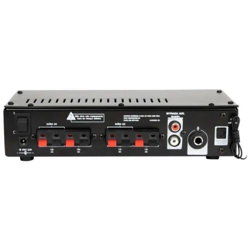 Kit Som Ambiente Hayonik Ambience 4000 od v2 Preto 400w Bluetooth Usb fm óptico 
