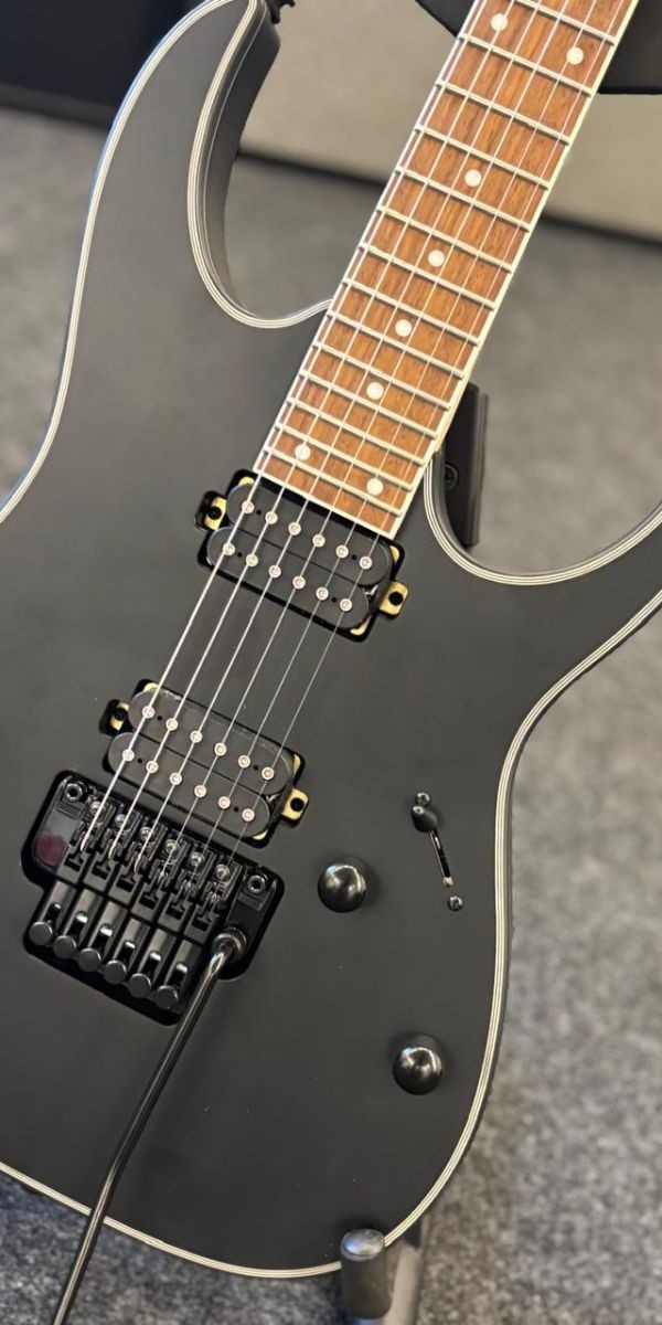 Guitarra Ibanez Rg420ex Bkf Black Flat hh Com Floyd Rose 