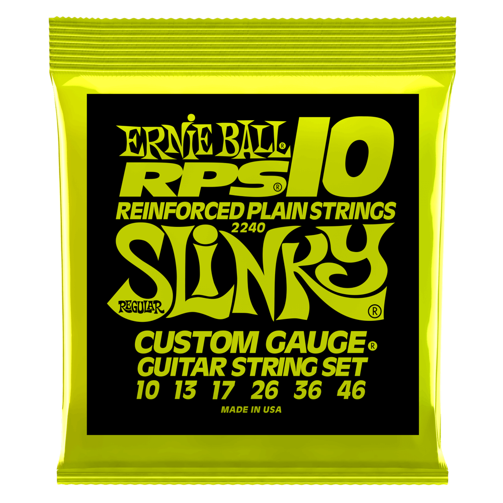 Encordoamento Guitarra Ernie Ball 010.046 Rps Regular Slinky 