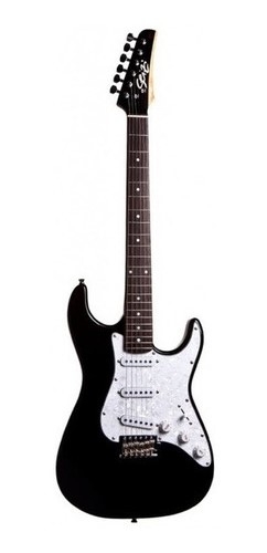 Guitarra Seizi Vision Branco Perolado - Black 