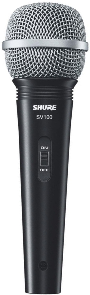 Microfone Shure Sv100 Bastão Com Fio 