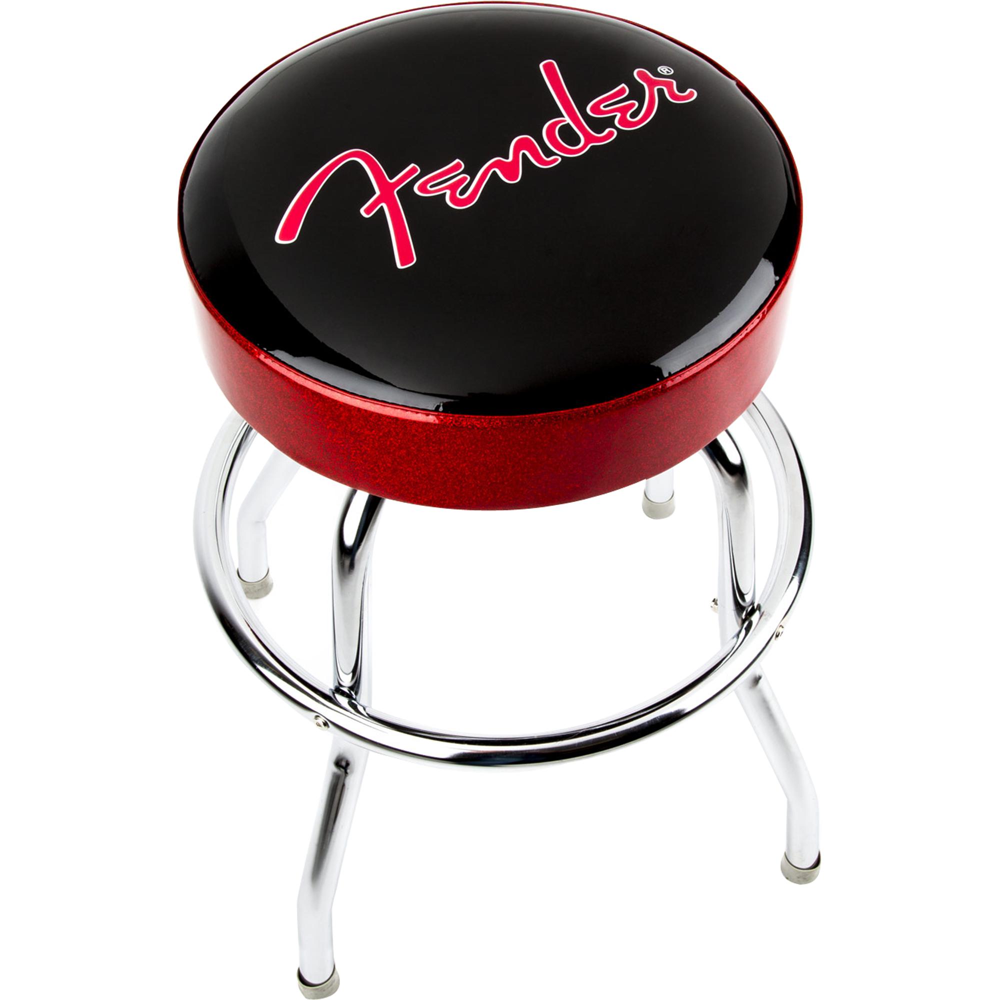 Banco Barstool 24" Vermelho/preto Fender 