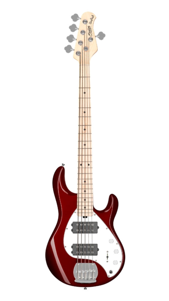 Baixo Sterling Stingray Ray5hh Candy Apple Red 