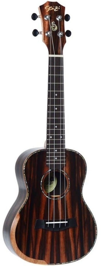 Ukulele Seizi Bora Bora Plus Concert Acústico Ebony Com Bag 