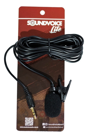 Microfone Soundvoice Lite Soundcasting 200 Lapela 