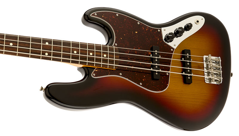 Contrabaixo Fender 014 0065 - 60s Jazz Bass Lacquer rw - 700 - 3-color Sunburst 